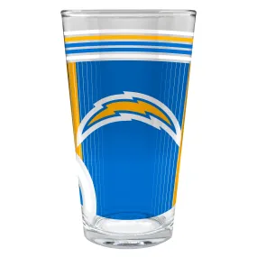 Los Angeles Chargers 16 oz. Pint Glass with Wraparound Graphics
