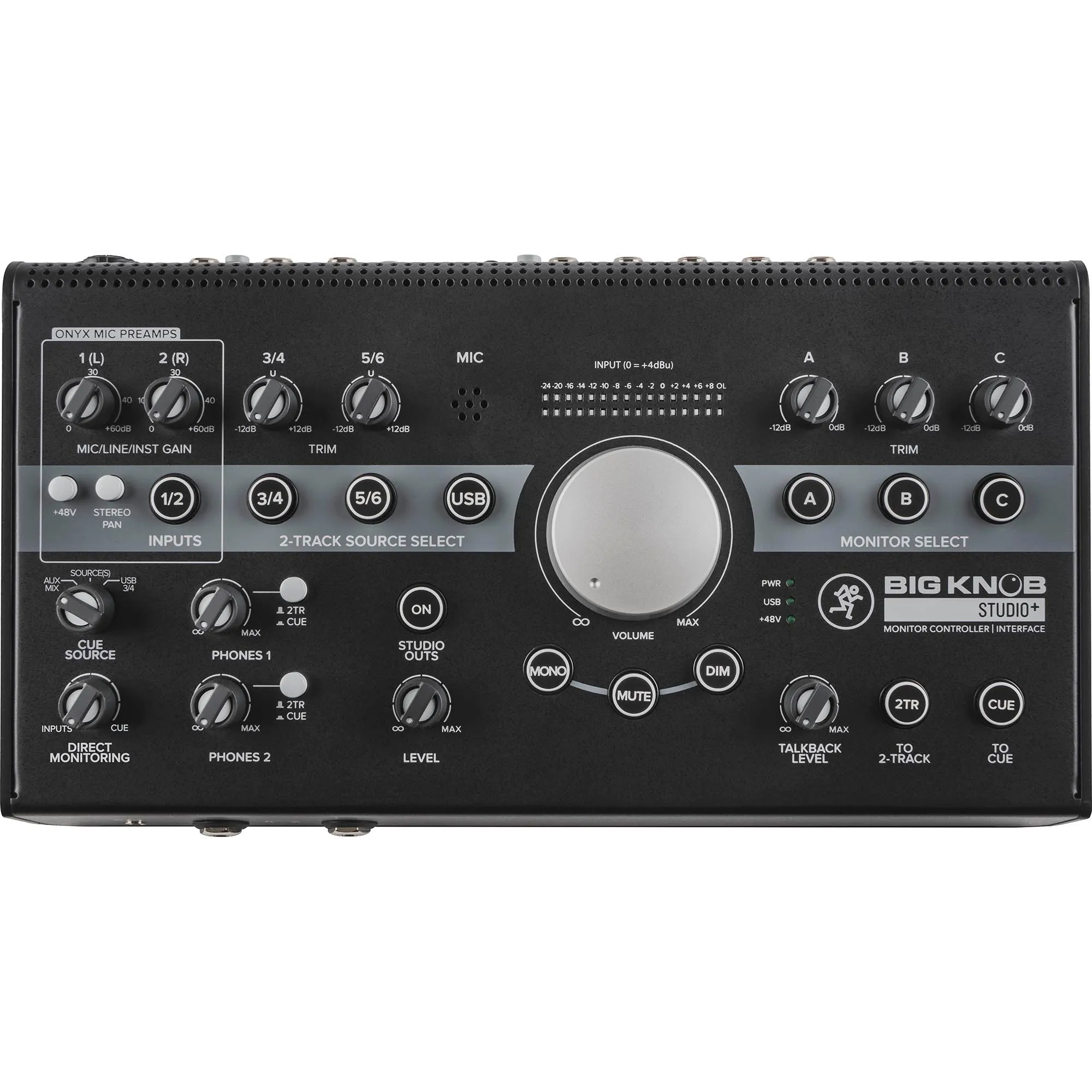 Mackie Big Knob Studio  4x3 Studio Monitor Controller 192Khz USB