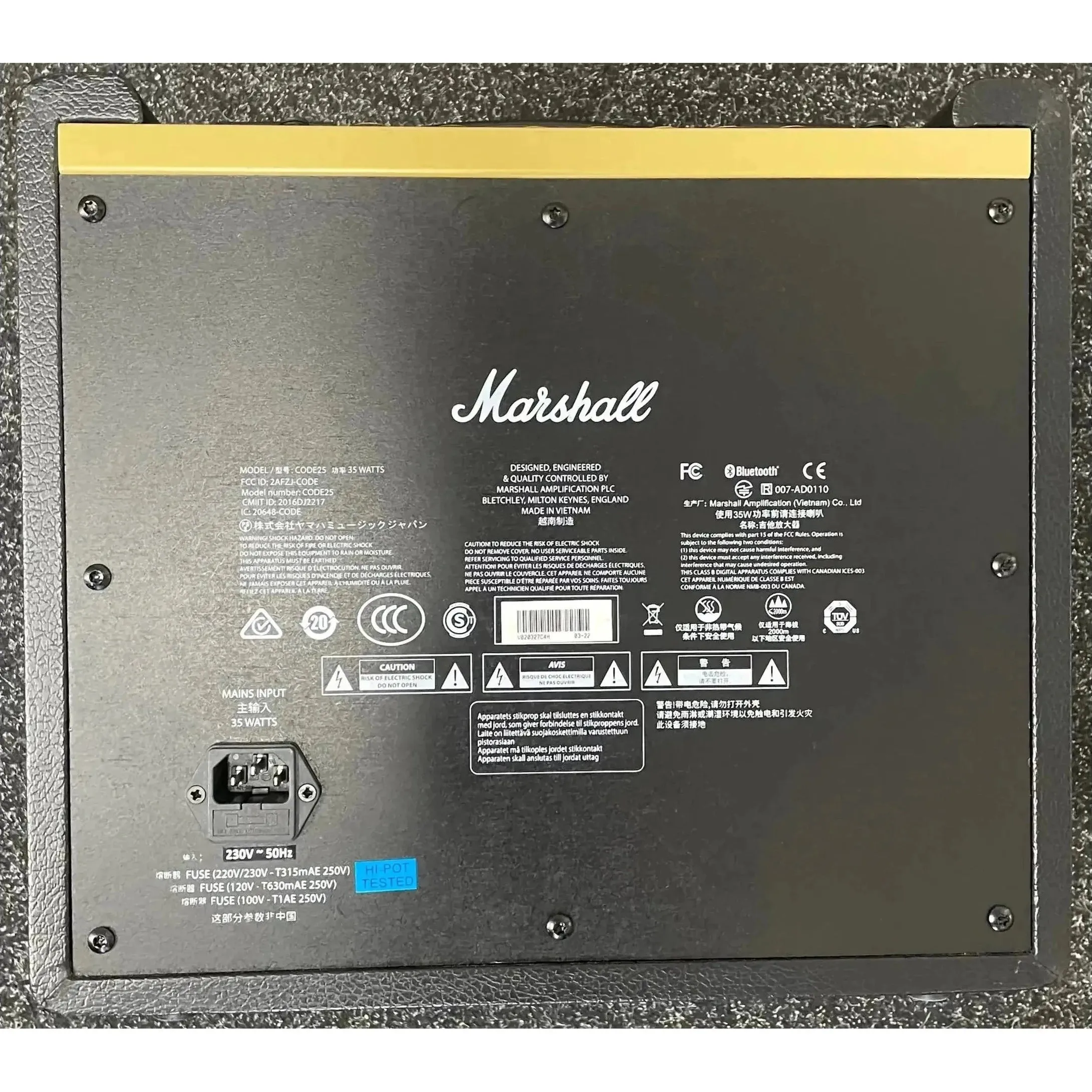 Marshall CODE 25 1x10 Combo Guitar Amp Modeller Pre-Owned
