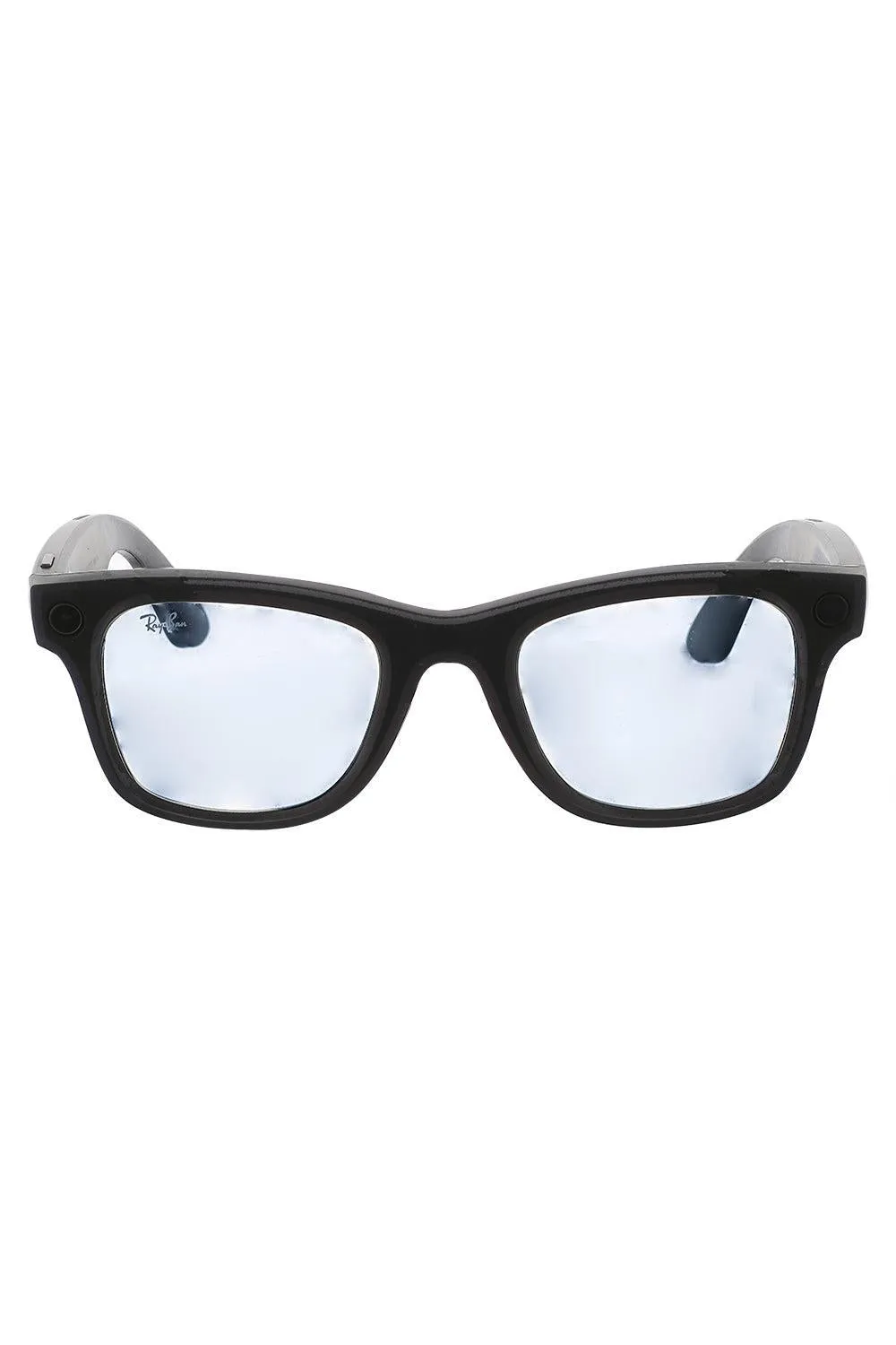Meta Wayfarer Glasses - Matte Black Green