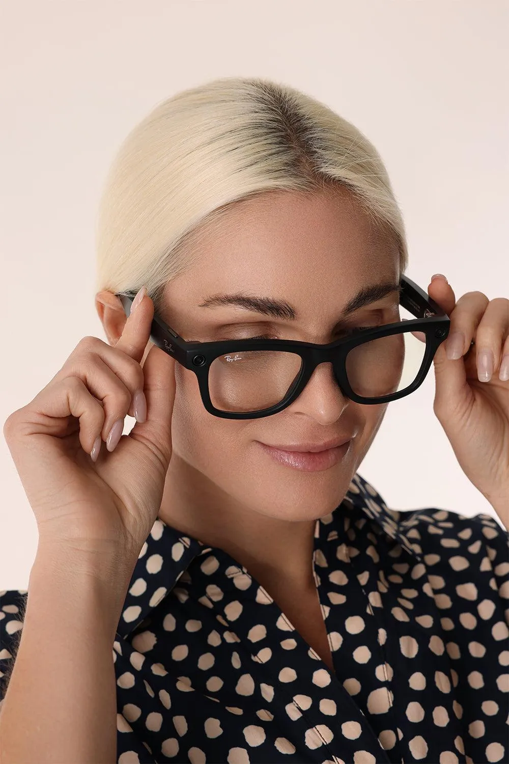 Meta Wayfarer Glasses - Matte Black Green