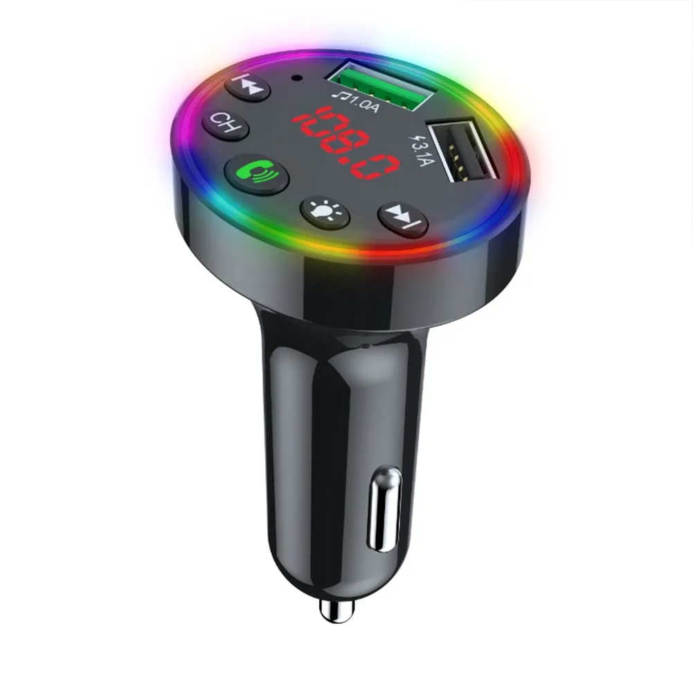Multi-purpose LED Screen F9 Car  Bluetooth-compatible  5.0  Fm