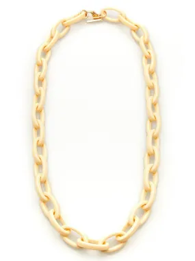 Off-White Oval Resin 2 glasses chain