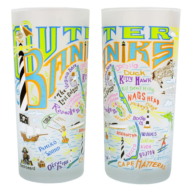 OUTER BANKS GLASS BY CATSTUDIO