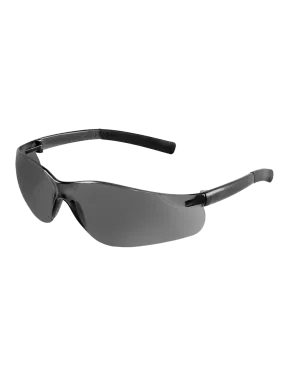 Pavon® Smoke Lens, Frosted Black Frame Safety Glasses - BH543