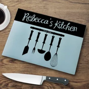 Personalized Glass Cutting Board