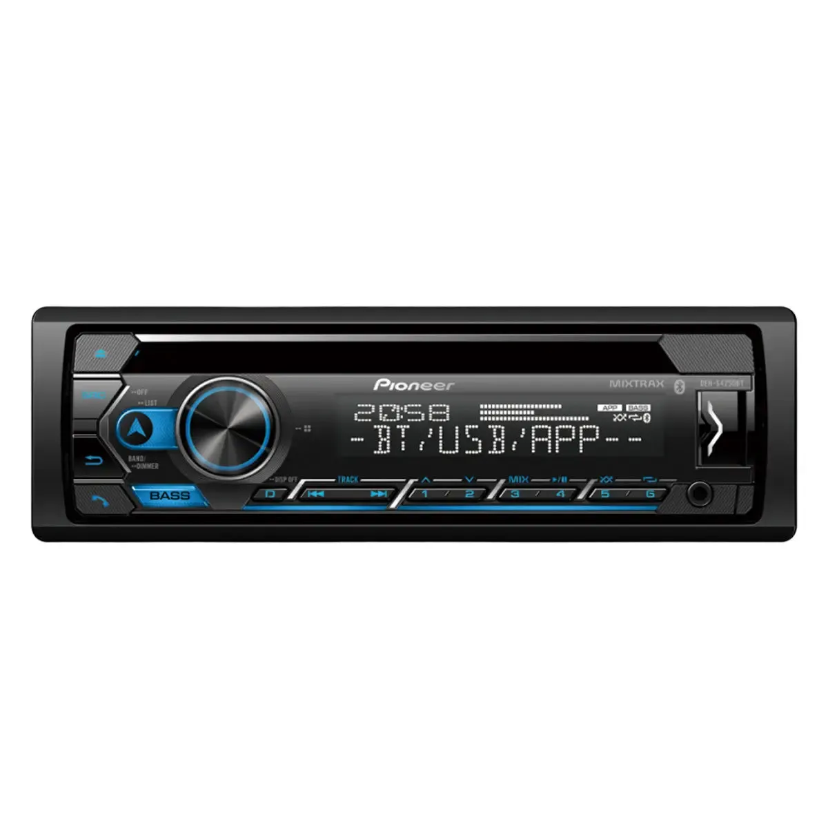 Pioneer DEH-S4220BT CD Receiver with Smart Sync App, Mixtrax Built-in Bluetooth