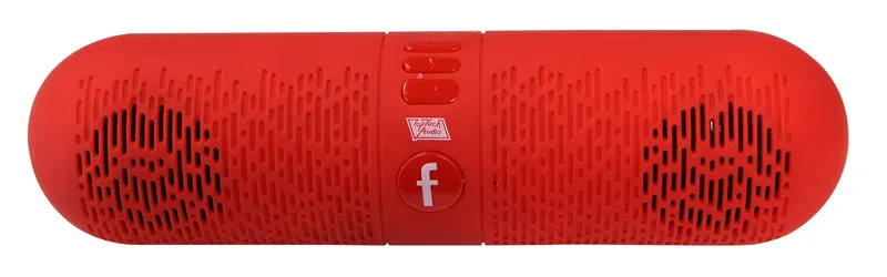 Portable Bluetooth Speaker with FM Radio, USB, and Micro-SD Support