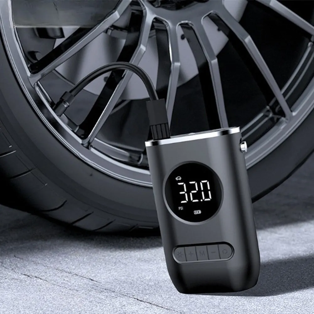 Portable Mini Auto Inflatable Air Pump USB Type-C Rechargeable