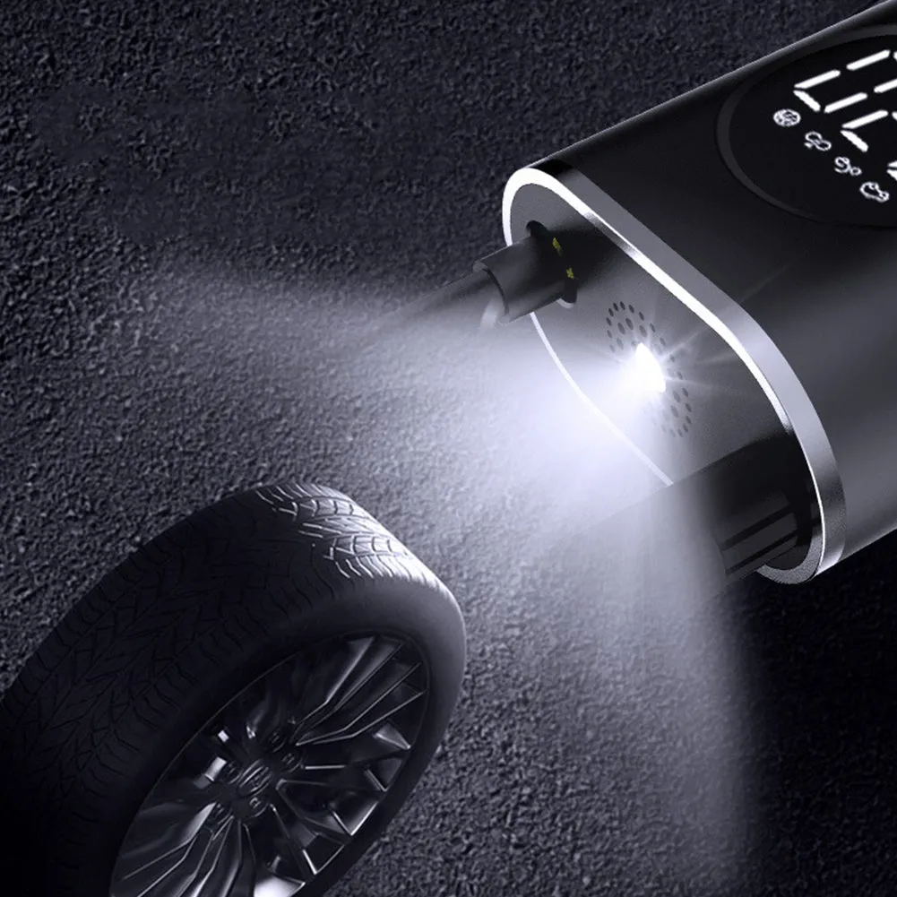 Portable Mini Auto Inflatable Air Pump USB Type-C Rechargeable