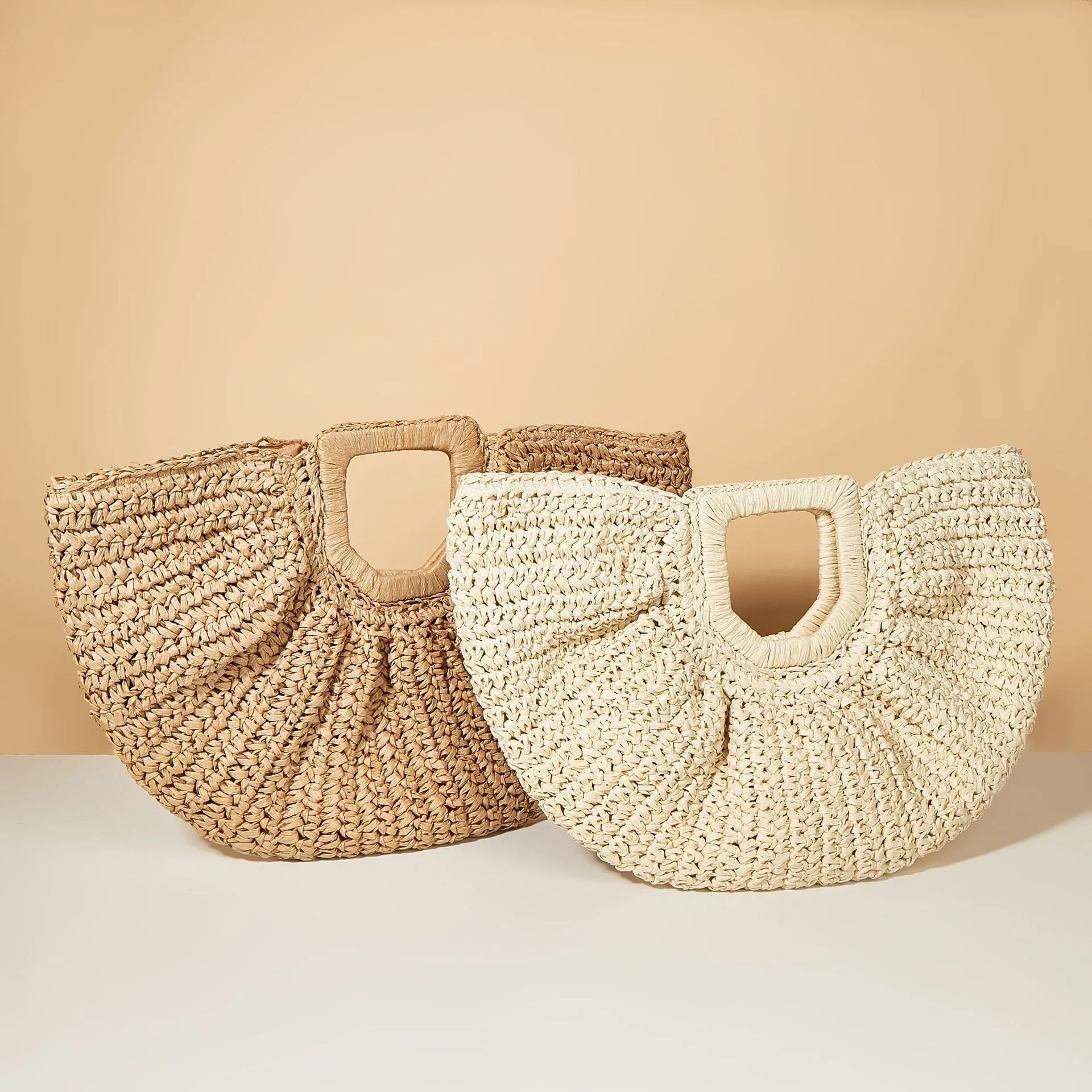Portable Moon Bag Retro Casual Handbag