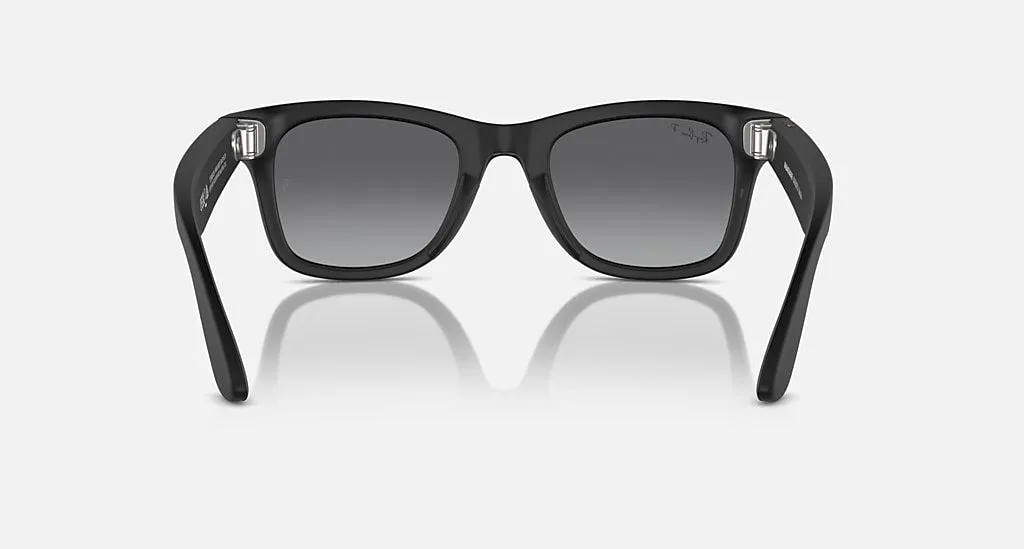 Ray Ban Meta Smart Glasses - Wayfarer Matte Black Graphite Lenses