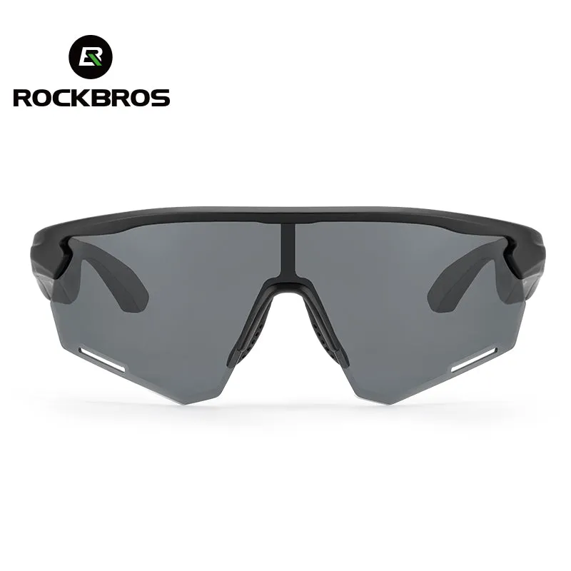 ROCKBROS Bluetooth Polarized Photochromic Sunglasses Music Speaker Cycling Glasses Outdoor Sport