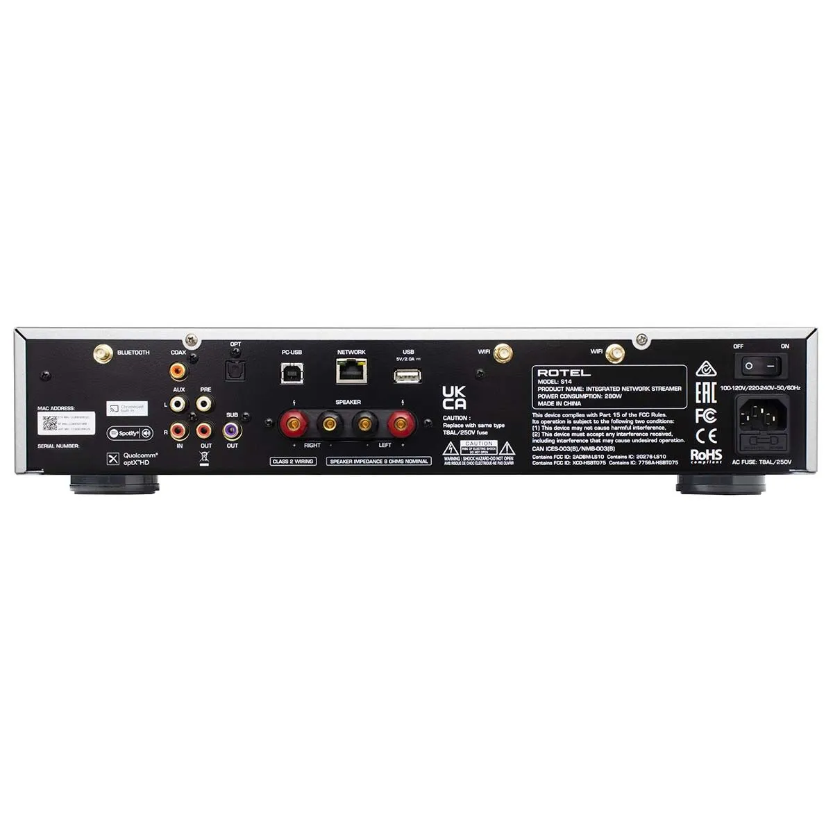 Rotel S14 | Integrated Network Streamer and Amplifier