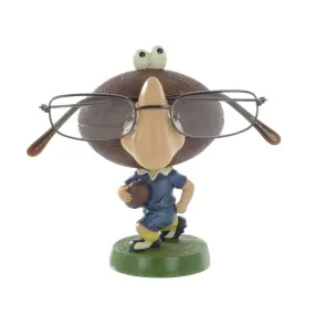 Rugby Specs Novelty Reading Glasses Holder Stand Figure