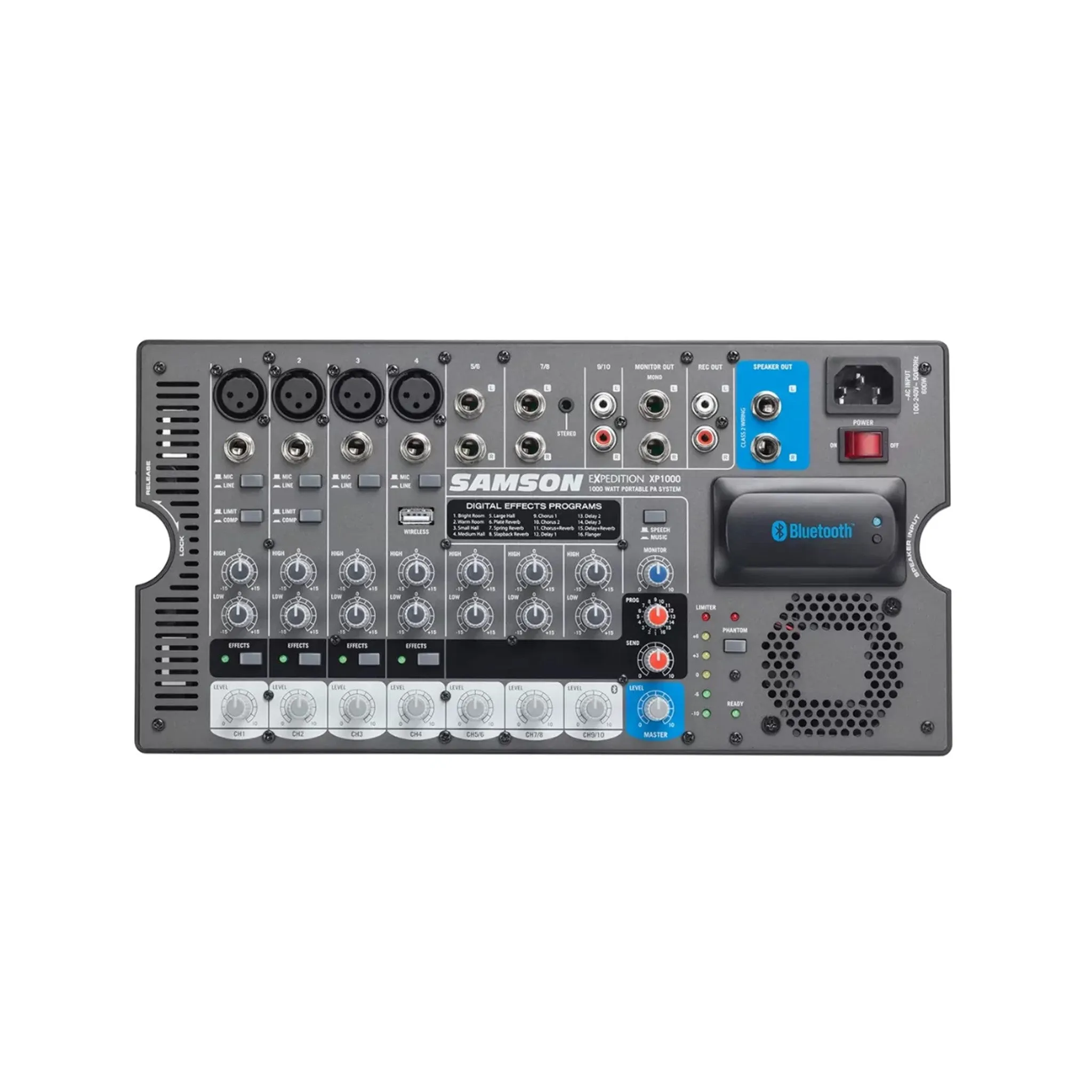 Samson SAMS-XP1000B Bluetooth Portable PA System.