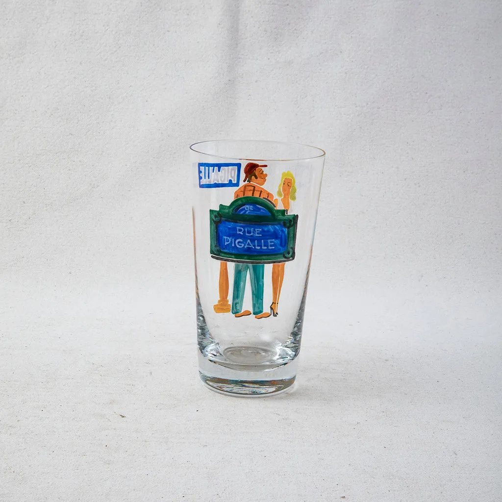 Set of Paris Streets Glasses