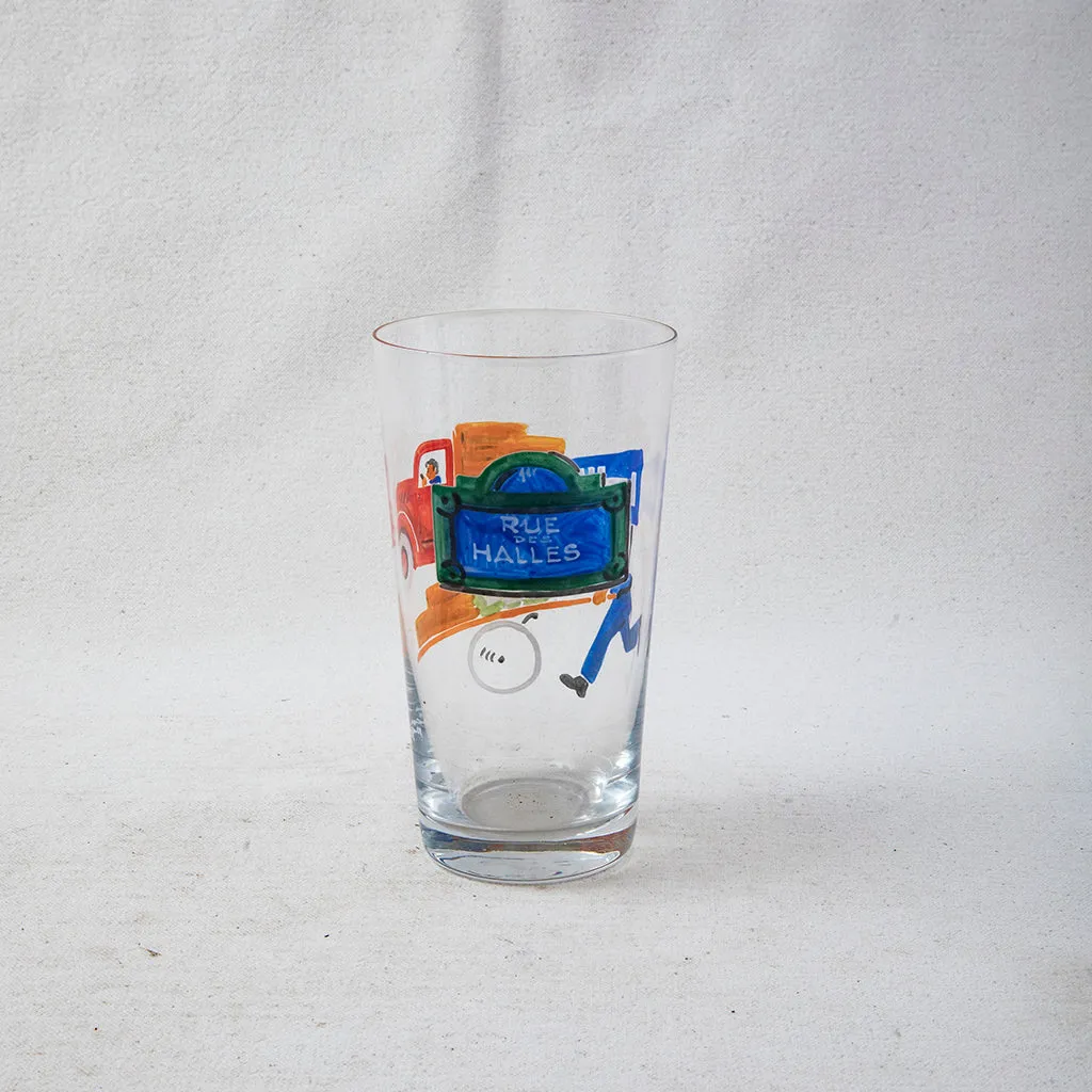 Set of Paris Streets Glasses