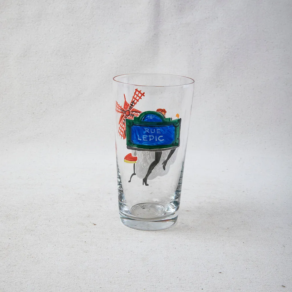 Set of Paris Streets Glasses
