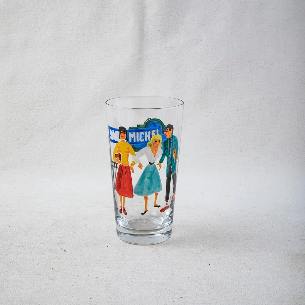 Set of Paris Streets Glasses