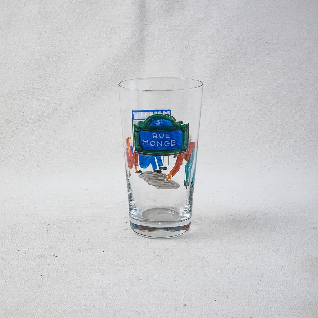 Set of Paris Streets Glasses