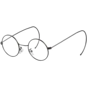 Small Round Wire Rim Glasses with Nose Pads | Model A2139