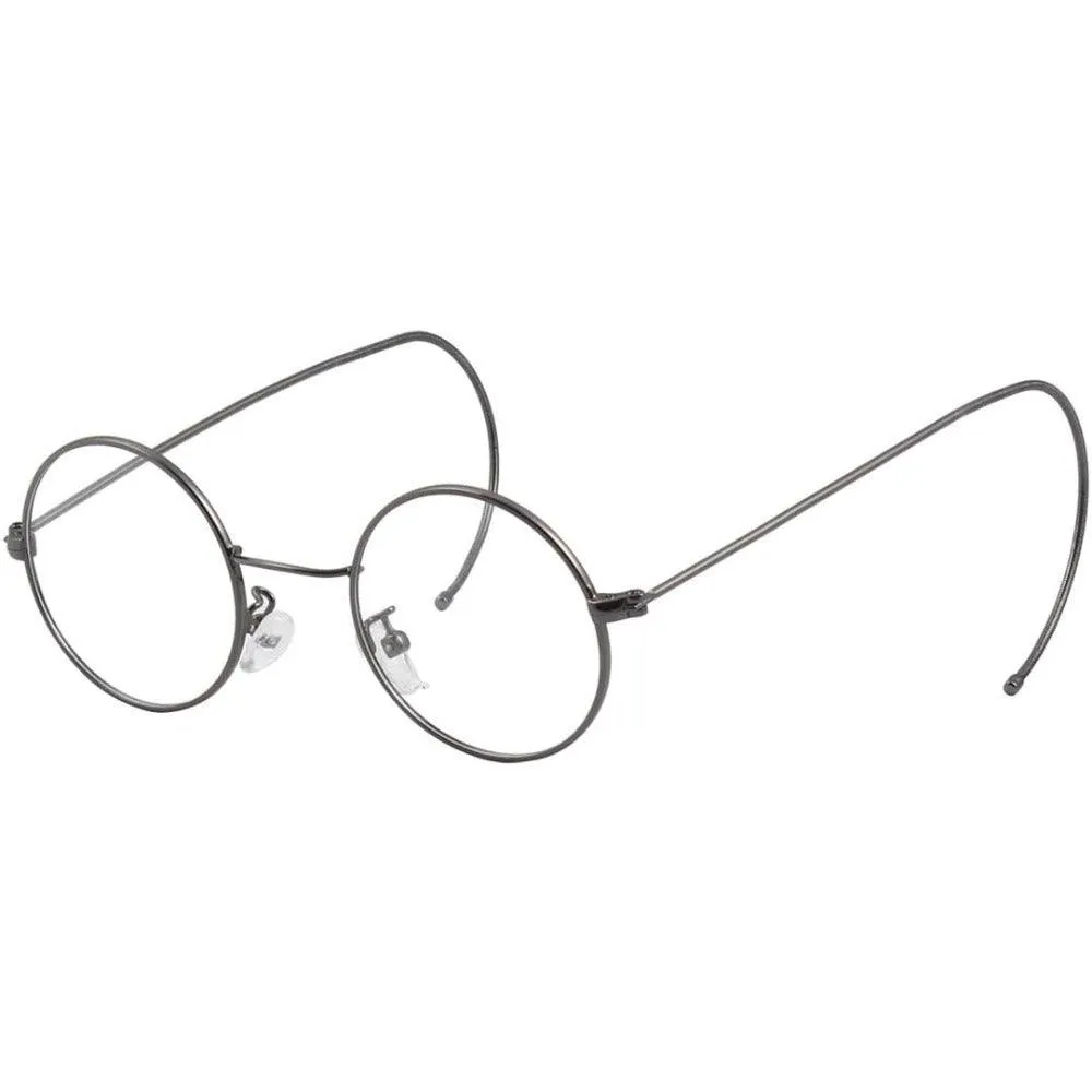 Small Round Wire Rim Glasses with Nose Pads | Model A2139