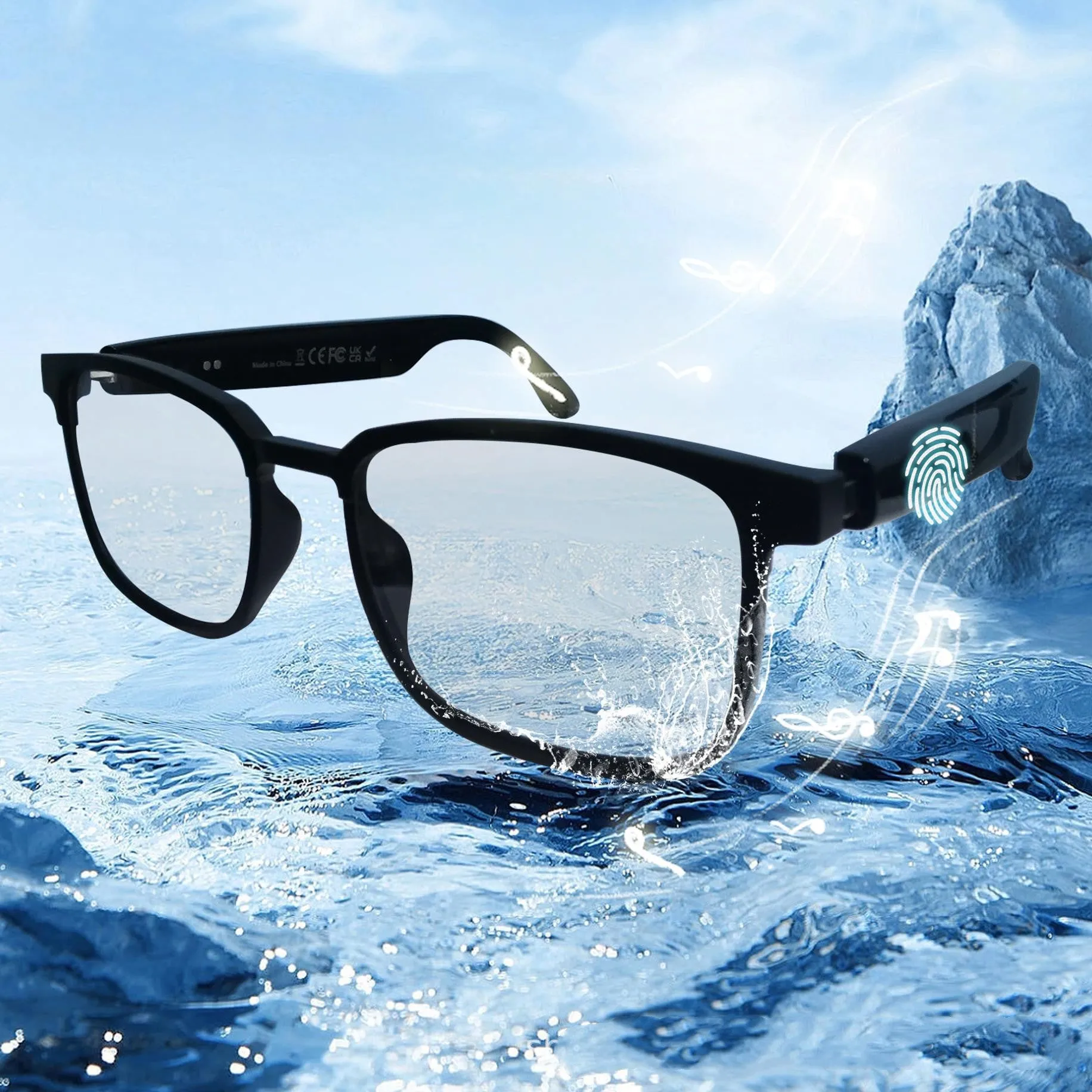 Smart Bluetooth Anti-Blue Light Glasses