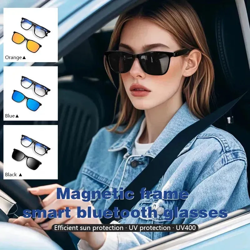 Smart Bluetooth Glasses UV400 Polarized Lens