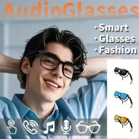 Smart Bluetooth Glasses UV400 Polarized Lens