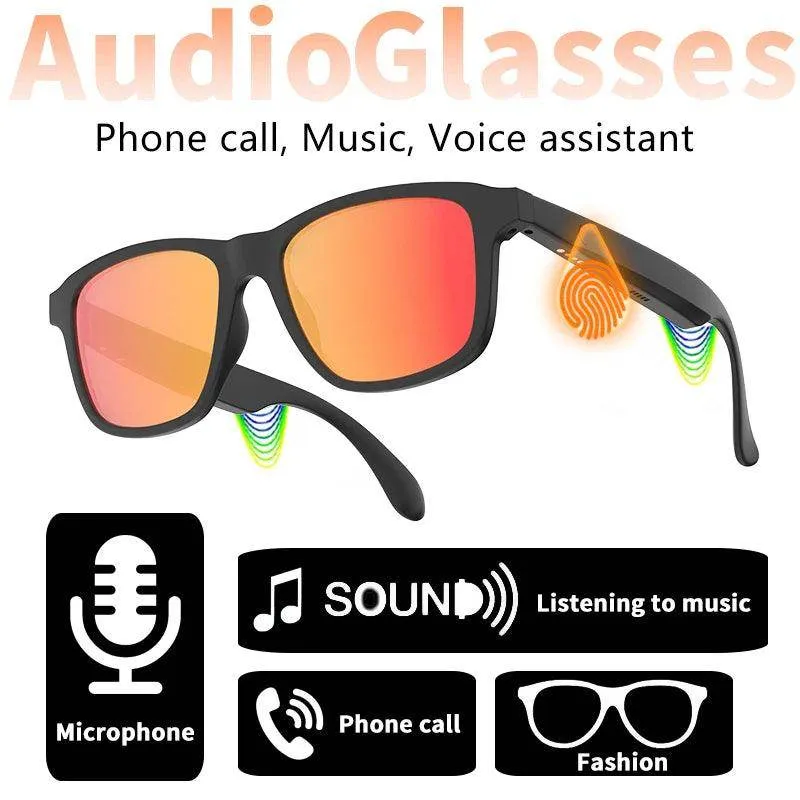 Smart Glasses with Voice Call, Music & Touch Control