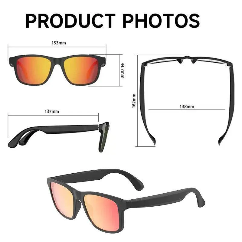 Smart Glasses with Voice Call, Music & Touch Control