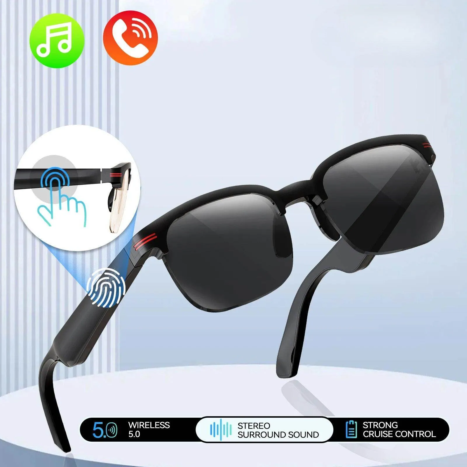 Smart Glasses with Wireless Call and Music