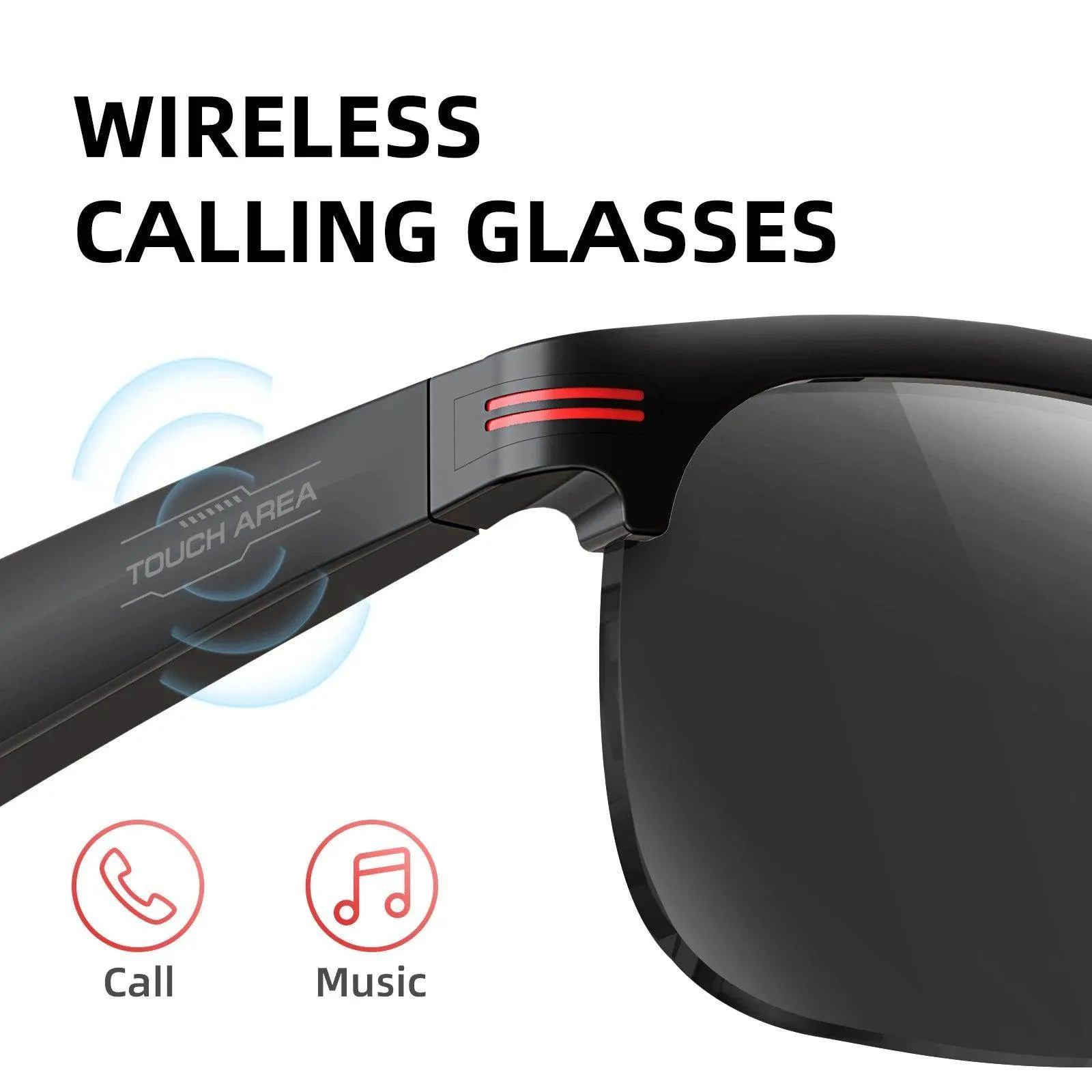 Smart Glasses with Wireless Call and Music