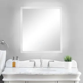 smartLED Illuminated Fog-Free Bathroom Mirror with Built-In Bluetooth Speakers and Dimmer