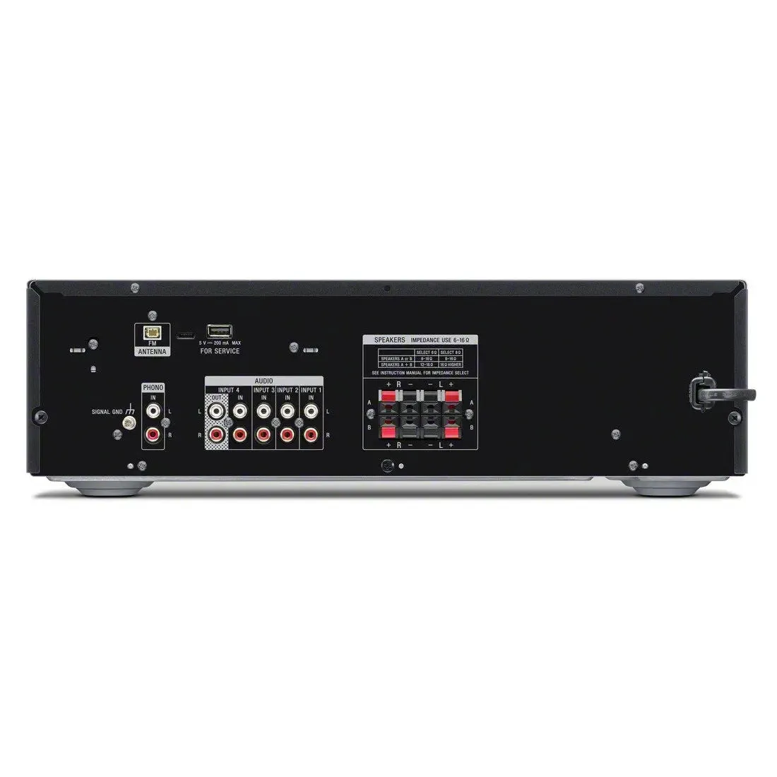 Sony STRDH190 2 Channel Stereo Receiver Phono Inputs and Bluetooth with 2 RCA Cables Combo