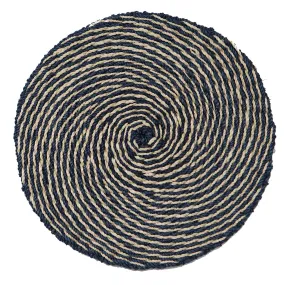 Spiral Blue Charger