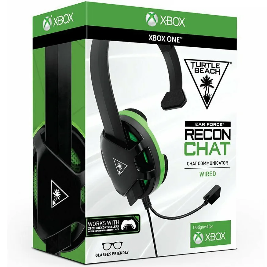 Turtle Beach Ear Force Recon Chat Headset Headphones Microphone