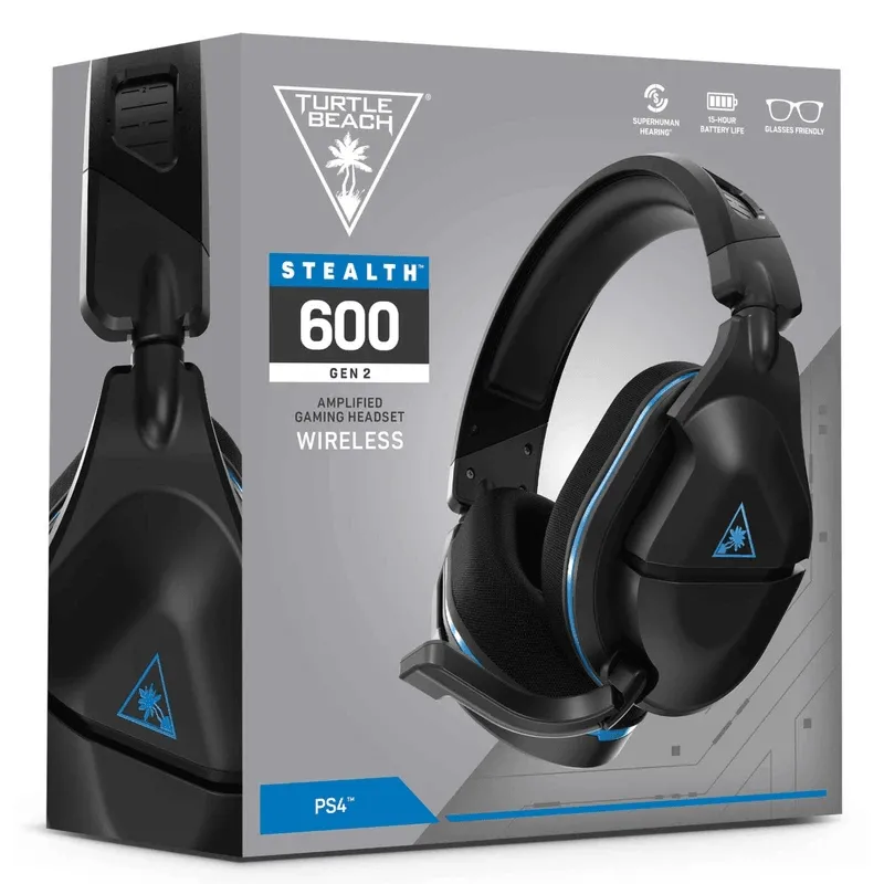 Turtle Beach Stealth 600 Gen 2 Wireless Headset Headphones Microphone PS4 PS5