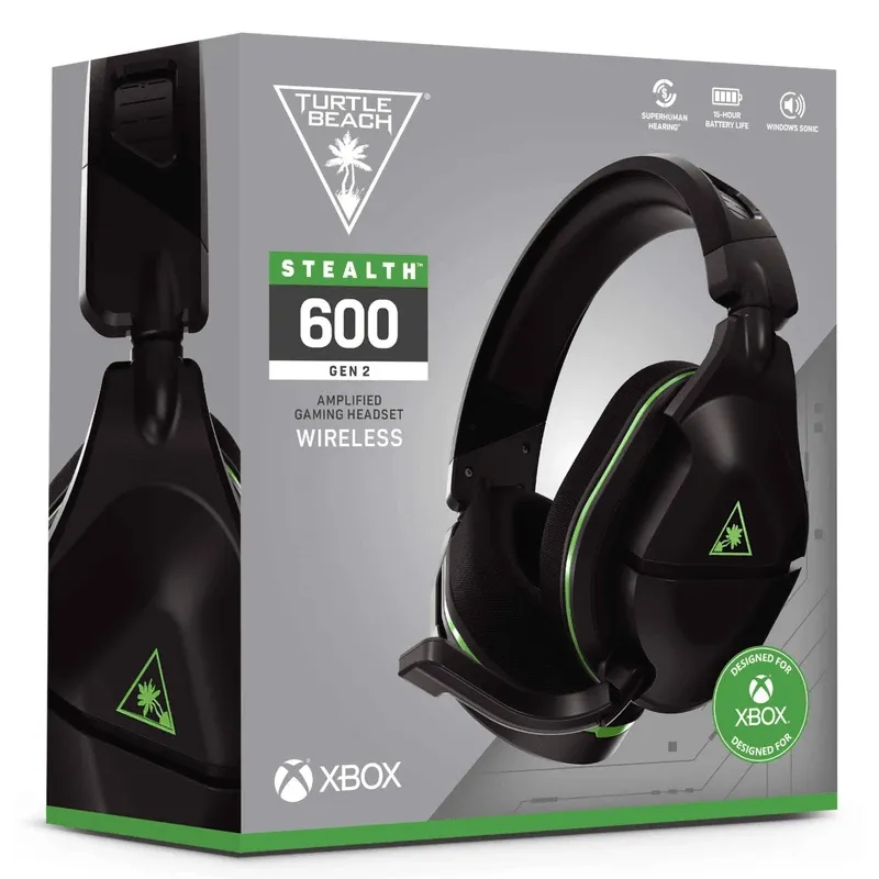 Turtle Beach Stealth 600 Gen 2 Wireless Headset Headphones Microphone XBOX Black