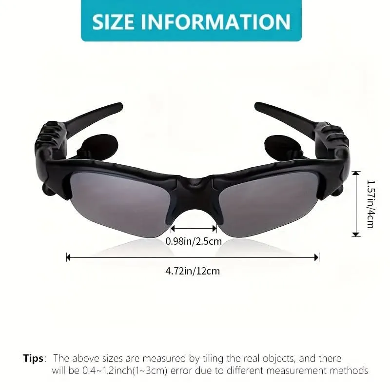 UV Resistant Wireless Sport Glasses with Headset