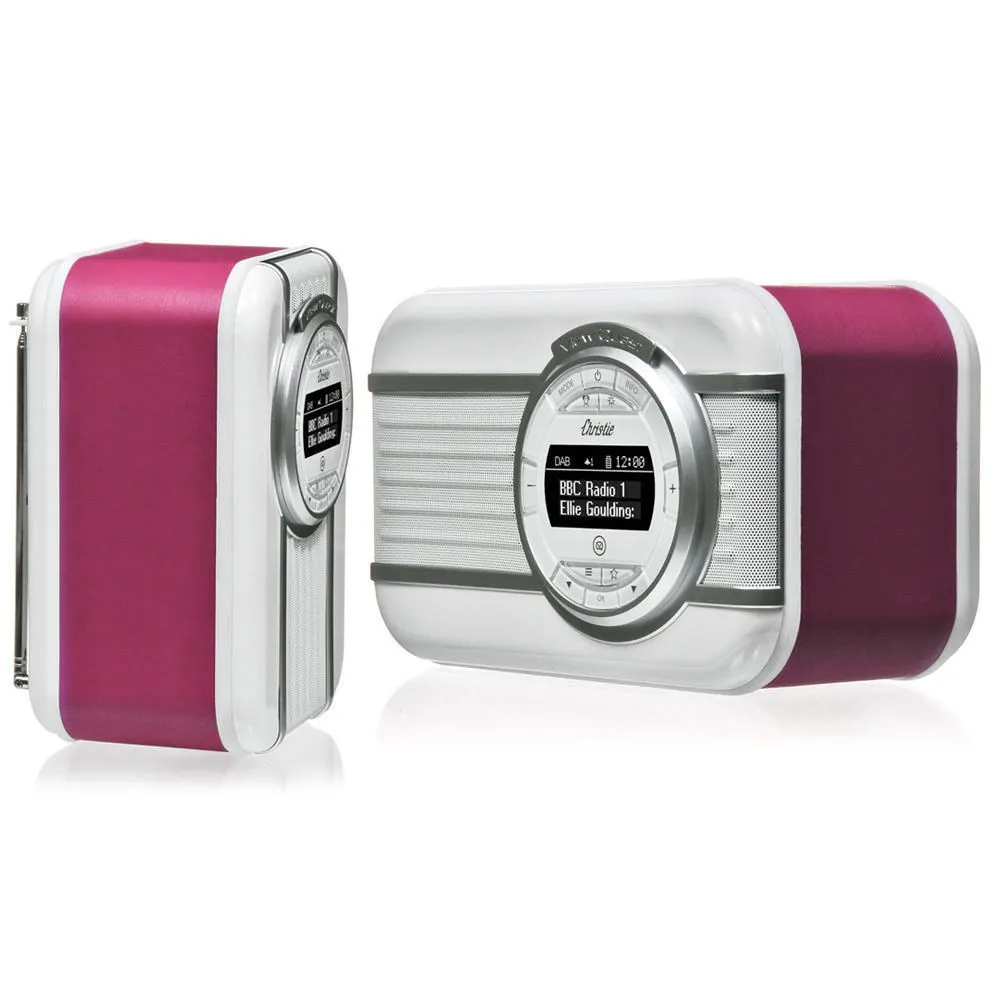 View Quest Christie DAB  Radio with NFC & Bluetooth Portable Speaker (Purple)