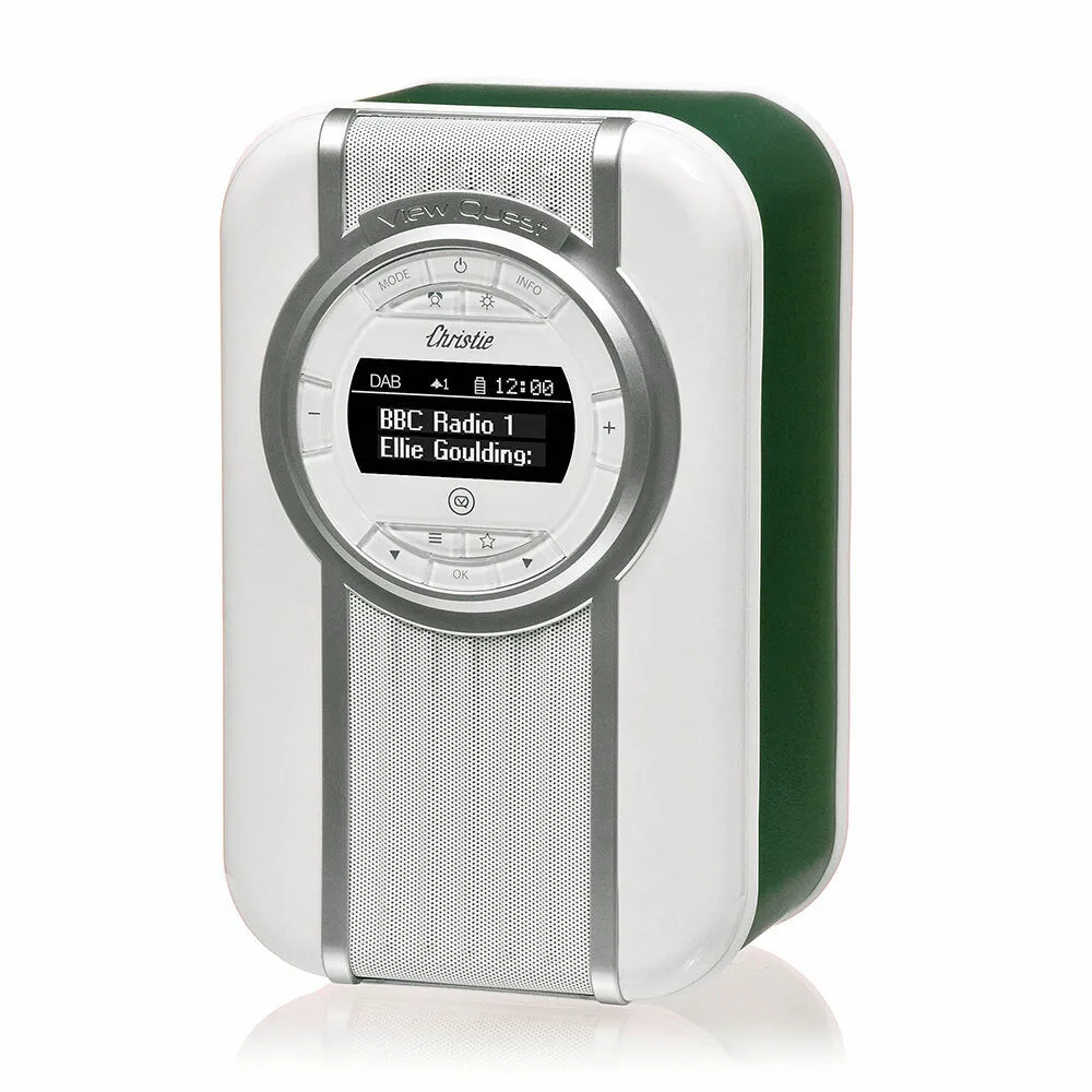 View Quest Christie DAB  Radio with NFC & Bluetooth Speaker (Green)