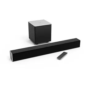 VIZIO Sound Bar for TV, 28” 2.1 Surround Sound System for TV with Wireless Subwoofer and Bluetooth, Channel Home Theater Sound Bar – Remote SB2821-D6