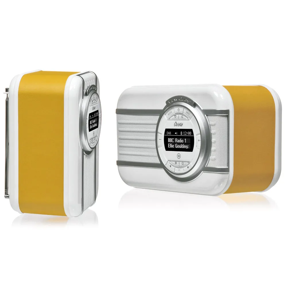 VQ Quest Christie DAB  Radio with NFC & Bluetooth Speaker (Mustard)
