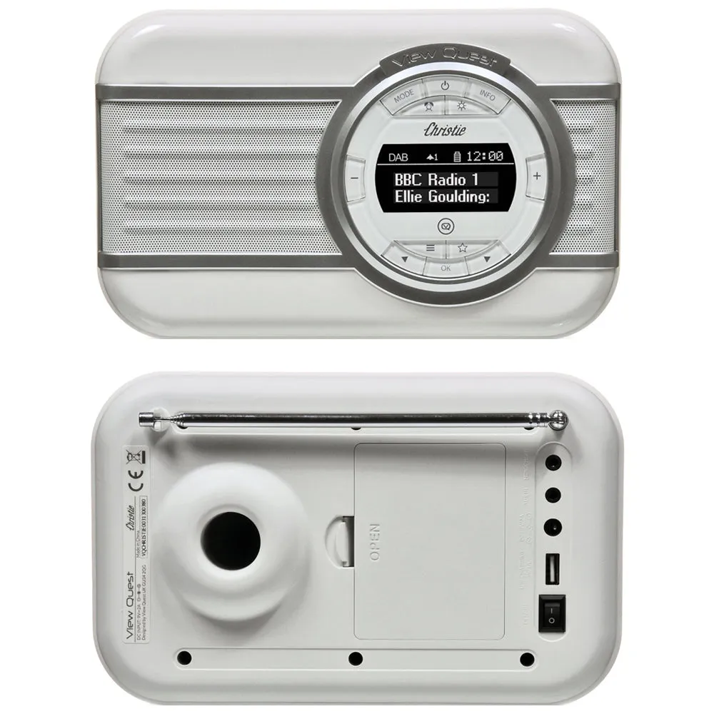 VQ Quest Christie DAB  Radio with NFC & Bluetooth Speaker (Mustard)
