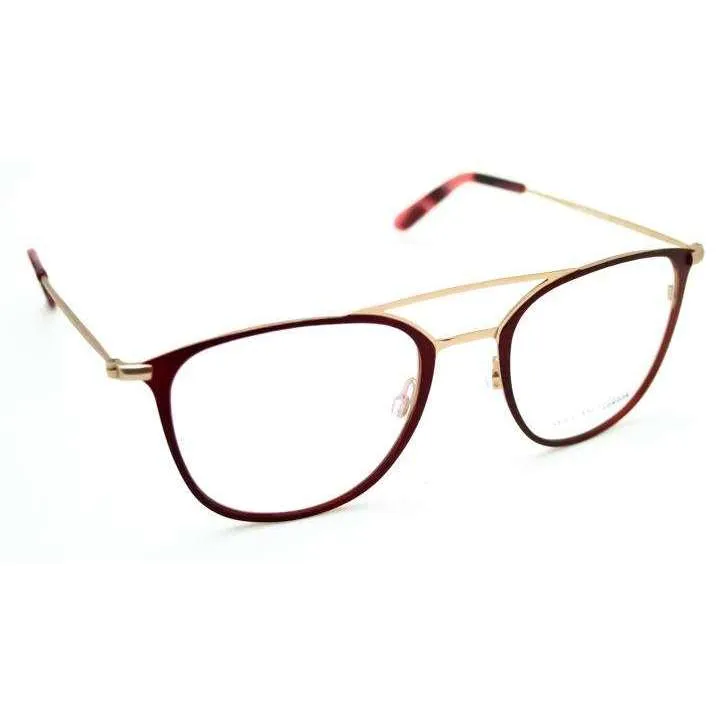 William Morris London LN50089 Burgundy Square Glasses