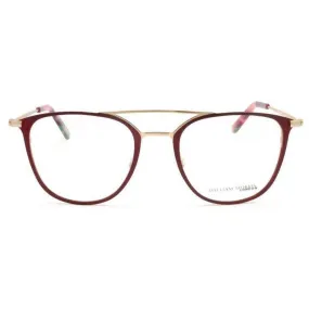 William Morris London LN50089 Burgundy Square Glasses