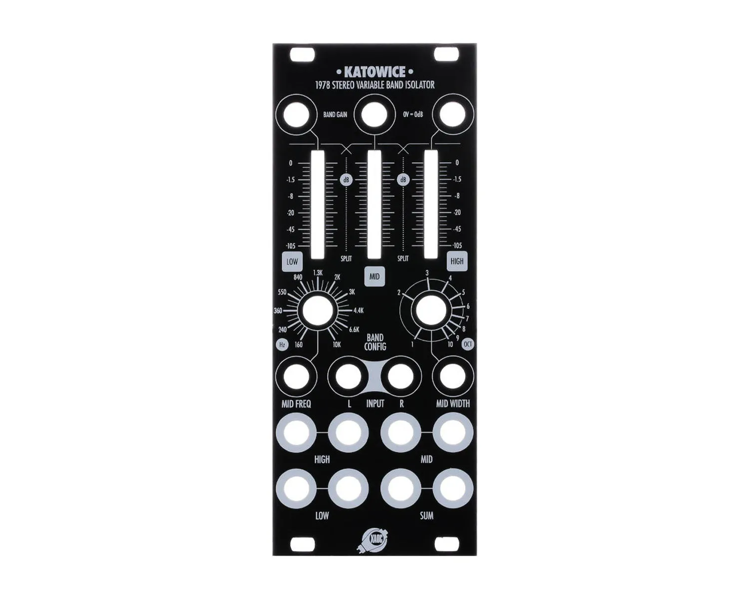 XAOC Devices KATOWICE Replacement Panel - Black
