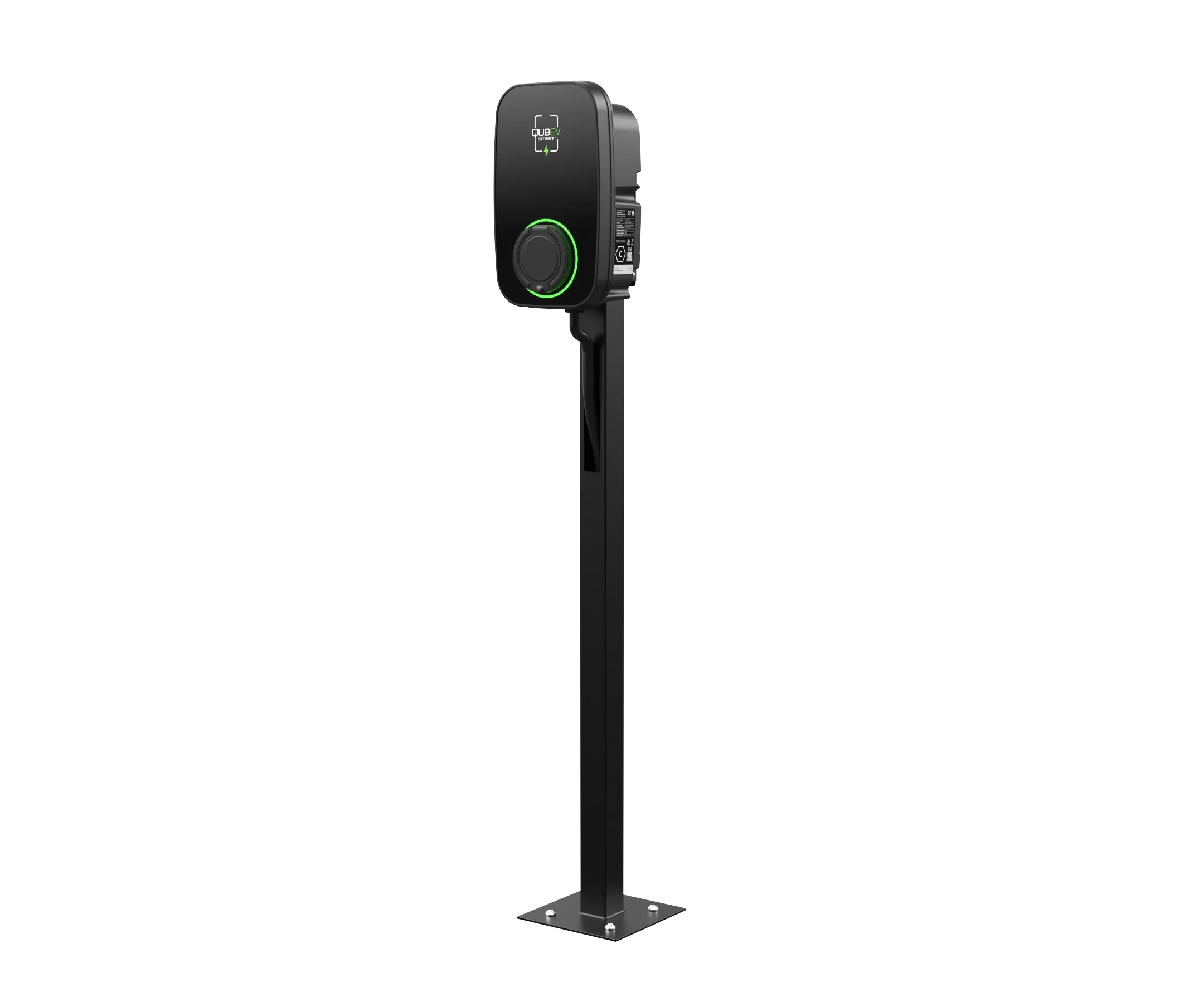 Zura/WallPod/QUBEV Smart Mounting Post | Fits up to 2 Chargers